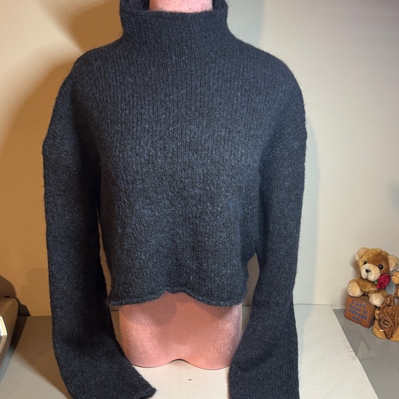 Zara Sweaters - Zara Charcoal Turtleneck Sweater